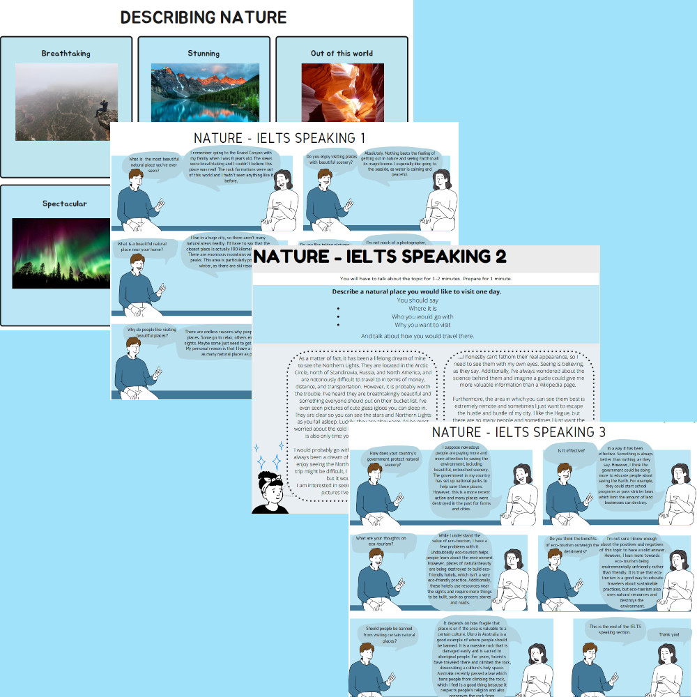 IELTS Speaking topics and example questions