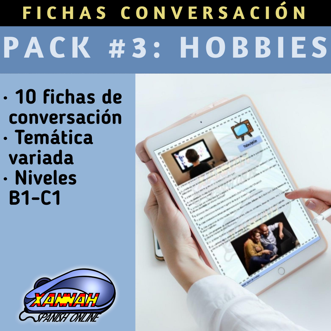 [B1-C1] Fichas conversación - Pack #3: Hobbies