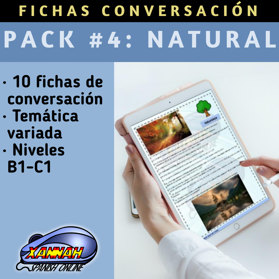 [B1-C1] Fichas conversación - Pack #4: Natural