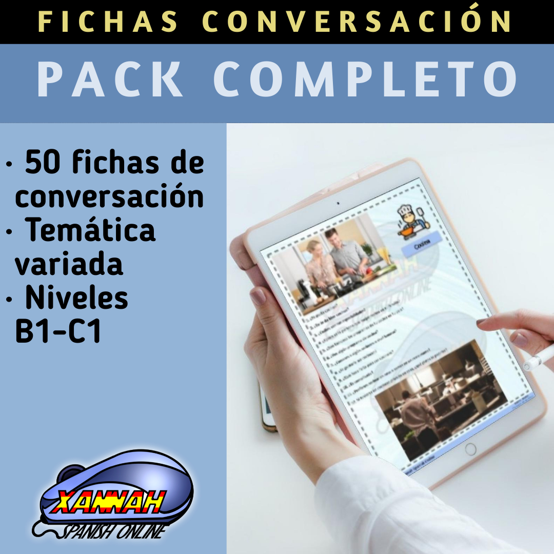 [B1-C1] Fichas conversación - Pack completo