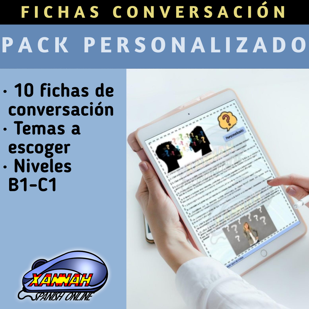 [B1-C1] Fichas conversación - Pack personalizado